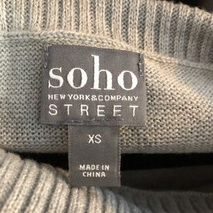 Off the shoulder sweater dress